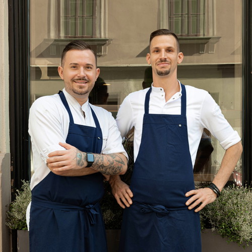Küchenchef Alexanderl Krankl und Christian Schöpf. 