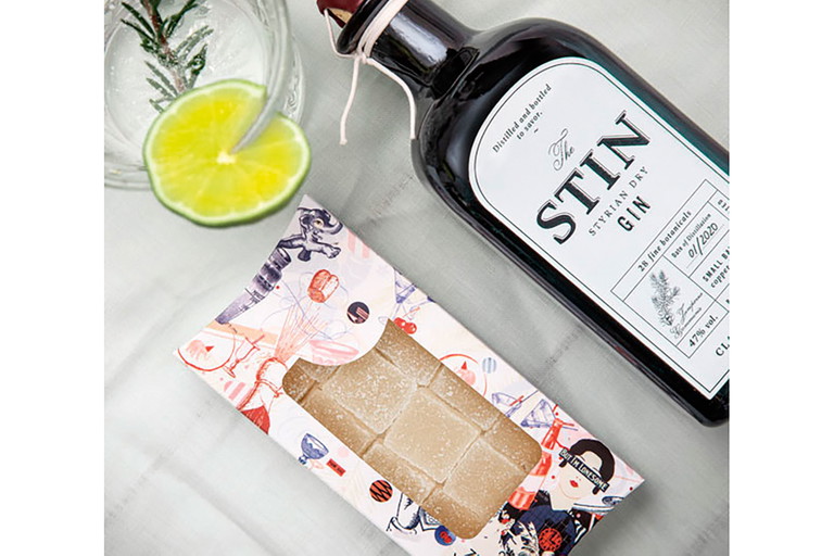 Bonbons mit dem Geschmack von Gin Tonic  könnten bei Partys zum Hit werden.