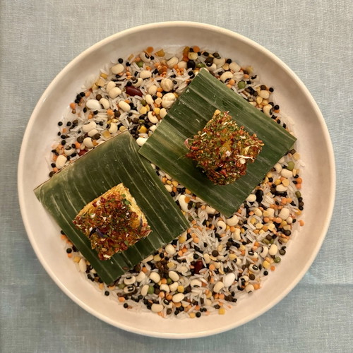Tapioca Würfel frittiert