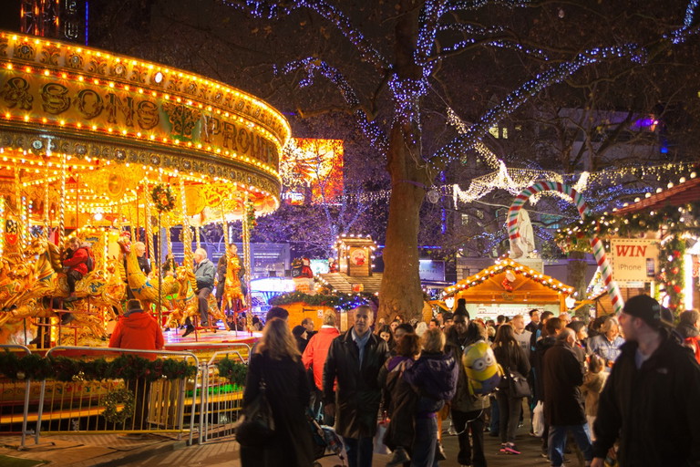 Weihnachten auf dem Leicester Square