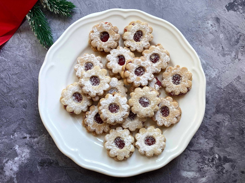 Traditionelle Linzer Augen.