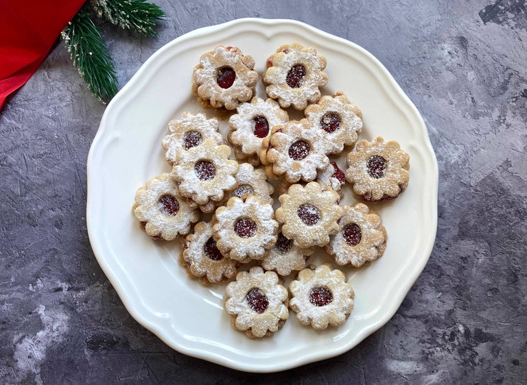 Low Carb Linzer Augen.