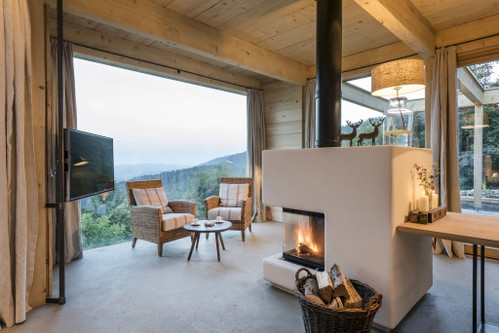 Gemütlichkeit mit spektakulärem Weitblick ist im Hideaway »PURESLeben« immer und überall möglich.