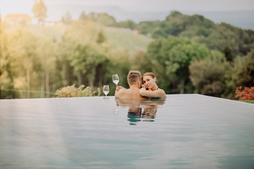 Massagen, Yoga, Naturpool, Adults-only, Glückstraining: Das »Ratscher Landhaus« zeigt sich als Rückzugsort in der Weinregion vielfältig.