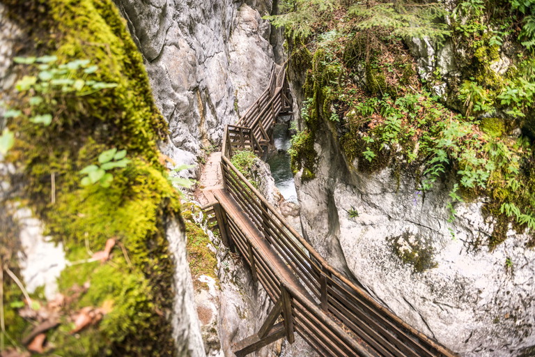 Kühles Refugium in der Sommerhitze und ideales Ausflugsziel für Groß und Klein: die Seisenbergklamm bei Lofer.
