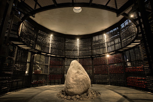 Visitors to the Zuccardi wine shop feel like they are in a cathedral of mature Malbec.