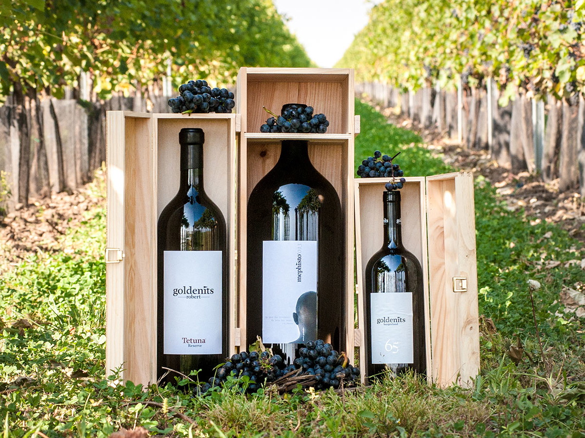 Exklusive Weine Weingut Robert Goldenits.