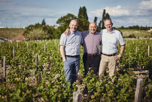 Die Köpfe hinter Gerstl Weinselektionen: Pirmin Bilger, Max Gerstl und Roger Maurer (v. li.).