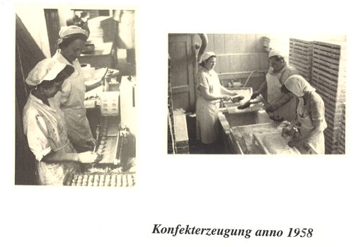 Konfekterzeugung, 1958.