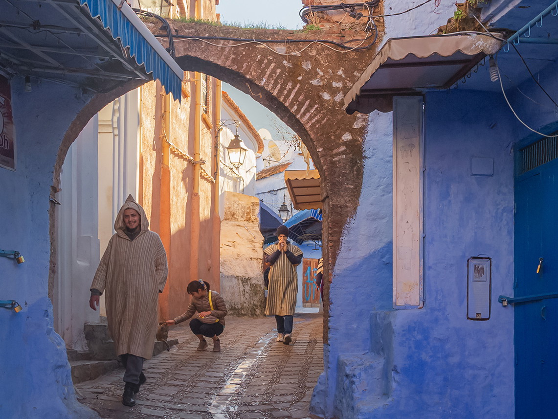 Die Gassen von Chefchaouen sind ein Erlebnis