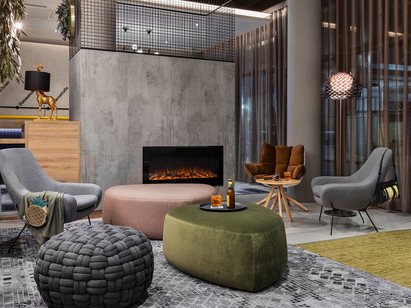 Gemütlich, urban und originell: Das »Moxy Vienna City East« ist eine Erlebniswelt aus Vintage-Möbeln und Design. 