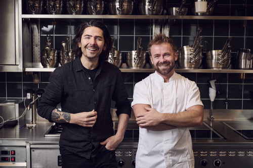 Nenad Mlinarevic mit dem neuen «Brasserie Süd»-Chef Thomas Brandner.