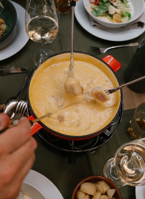 Das Castell Chäs-Fondue.