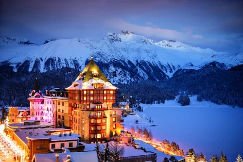 Das «Badrutt's Palace Hotel» in St. Moritz.
