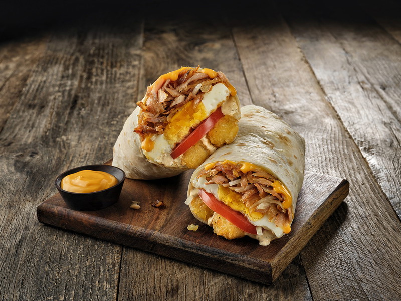 Das neue Frühstück erinnert stark an Breakfast-Wraps und Breakfast-Burritos.
