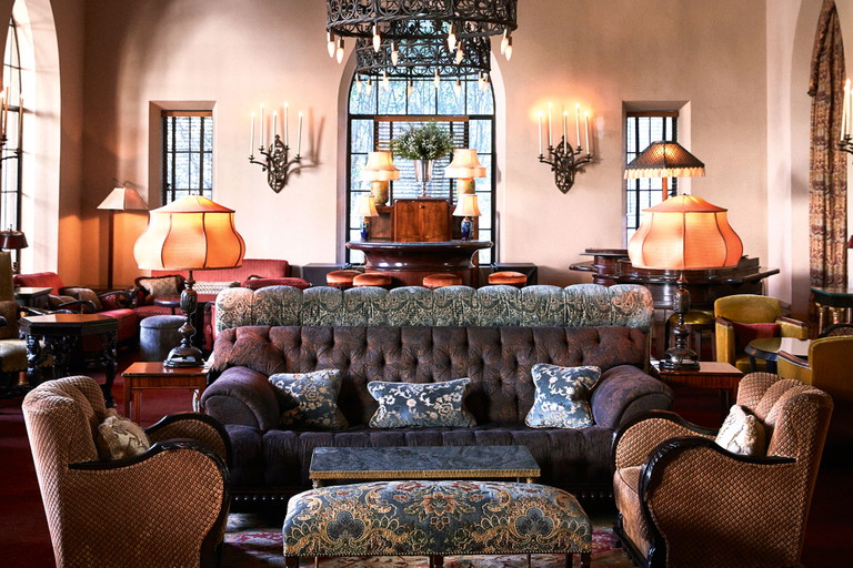 What year is it? Hard to say. The lobby exudes timeless charm. 