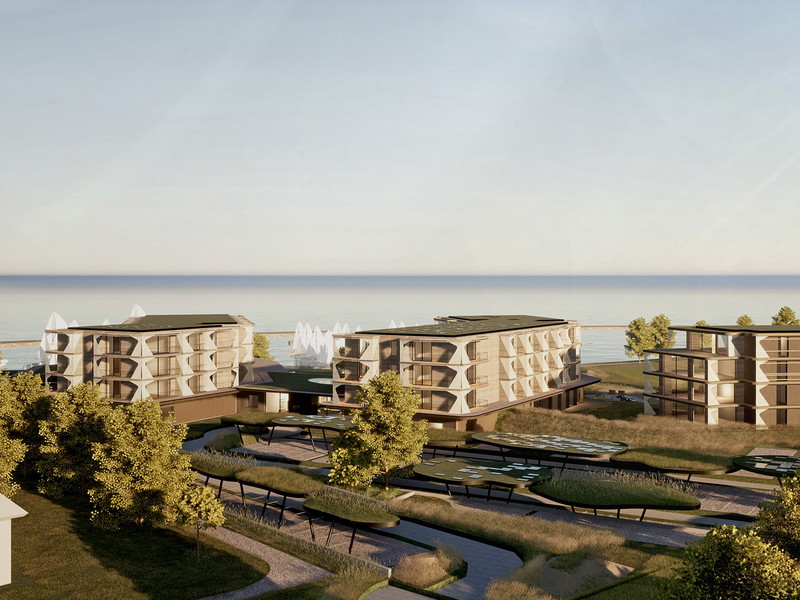 Das erste Hotel der österreichischen Tourismusgruppe entsteht im Ostseebad Grömitz. © NOA