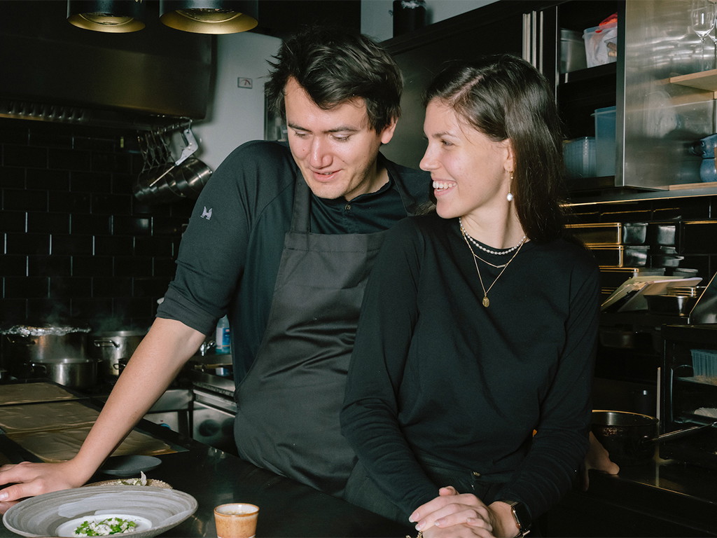 Jonathan Wittenbrink und Larissa Andres.