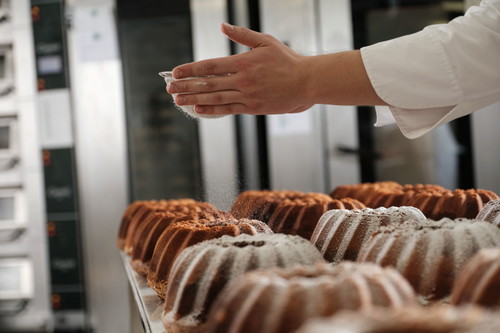 Gugelhupf im Café Landtmann.