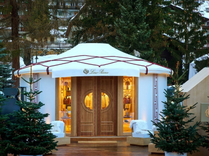 Loro Piana pops up in Zermatt.