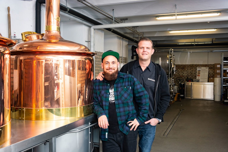 Muttermilch Brauer Karl Karigl und Markus Betz von BeerLovers.