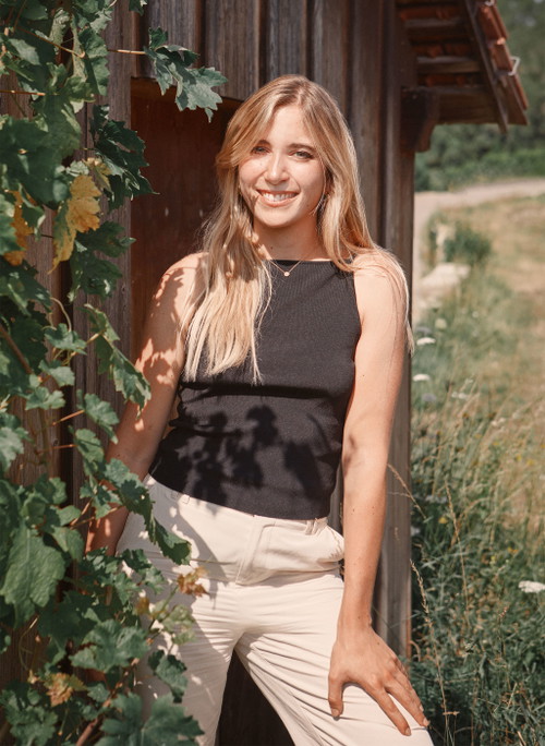 Charlotte Burgat von der Domaine de Chambleau in Colombier, Neuenburg.