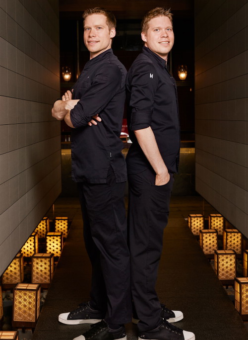 Die Schaffhauser Zwillinge Dominik Sato und Fabio Toffolon übernahmen erst letzten Frühling das «The Japanese Restaurant» im Hotel «Chedi» Andermatt und seinen auf 2300 Metern gelegenen Ableger «The Japanese at Gütsch». Mit ihrer zeitgenössischen japanischen Küche eroberten sie die Schweizer Gourmetwelt im Sturm: Das Hauptrestaurant wurde mit zwei, die Dependance mit einem Michelin-Stern geehrt.