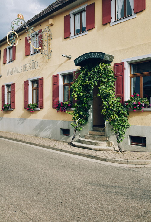 Das Gasthaus 
»Rebstock«.