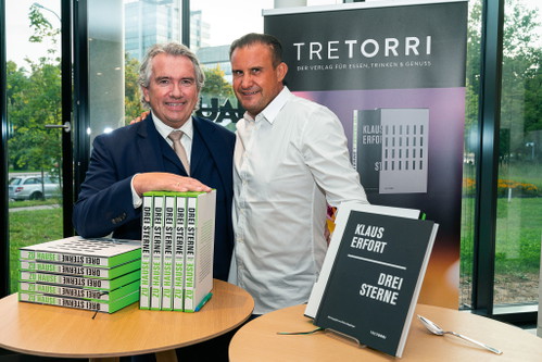 Ralf Frenzel mit Drei-Sterne-Koch Klaus Erfort.