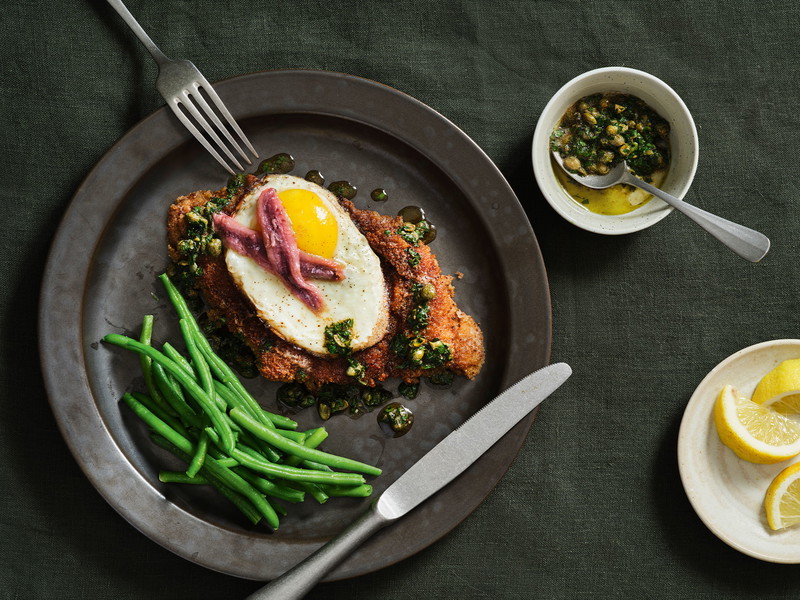 Schnitzel Holstein.