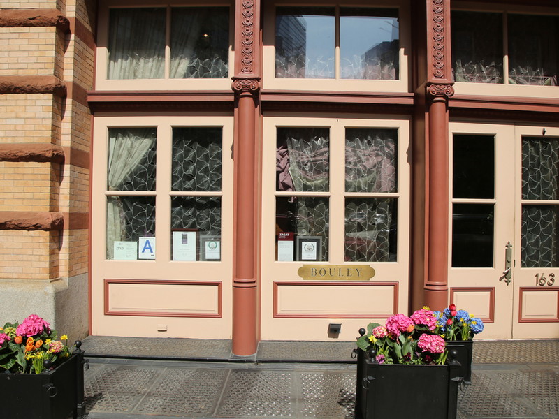 David Bouley's restaurant in the Tribeca district.