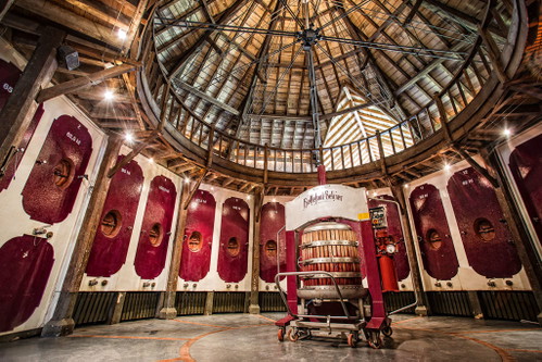 Historic, but still functional: the Chai at Château Bellefont-Belcier, designed by 
Gustave Eiffel.
