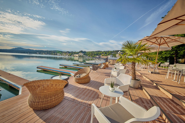 Das »Seespitz« im Falkensteiner Schlosshotel, Velden.