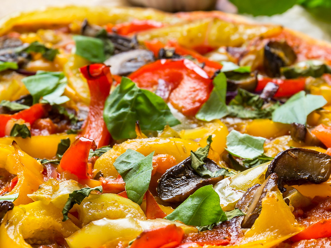 Vegane Pizza