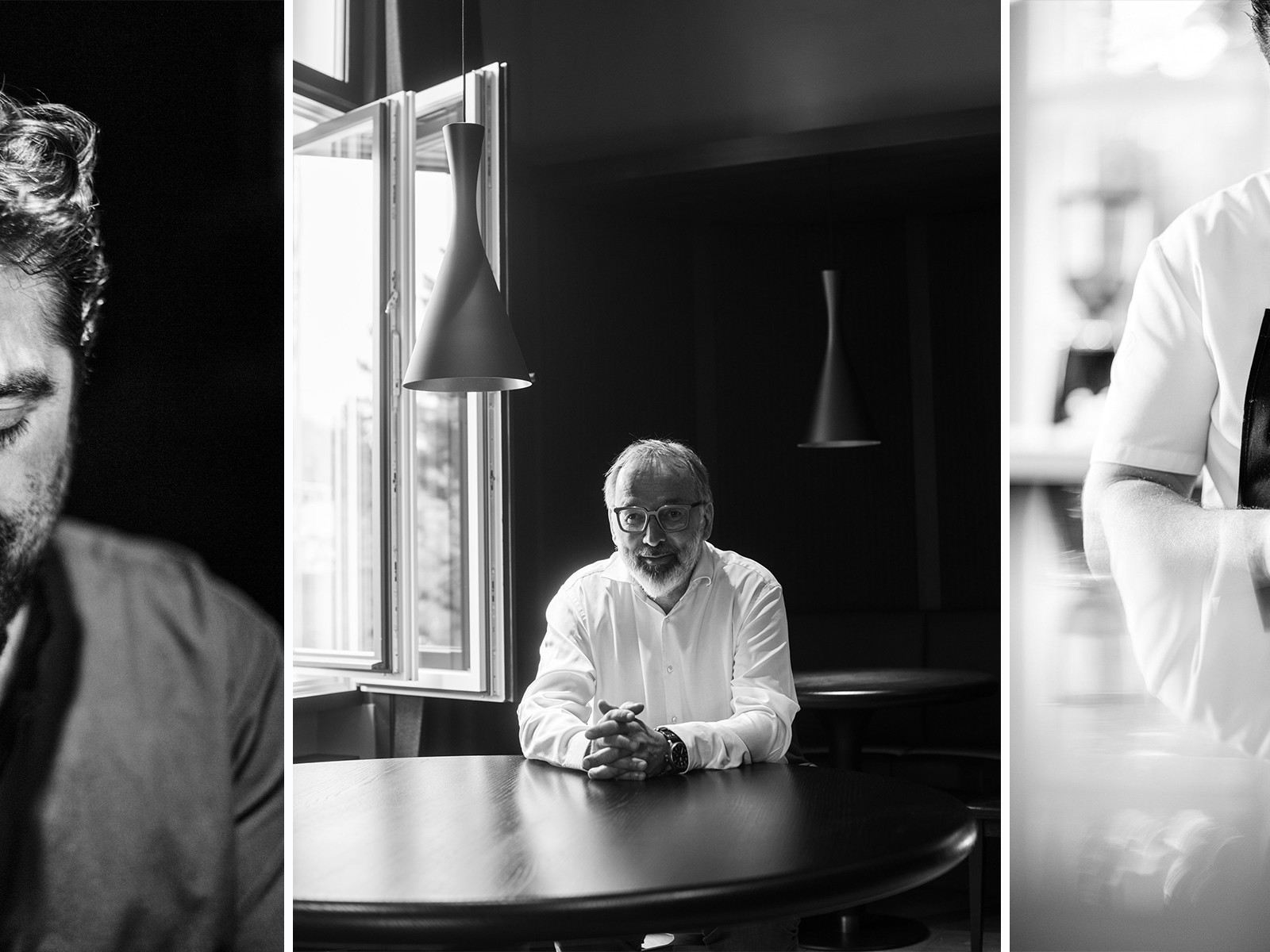 Konstantin Filippou, Norbert Niederkofler & Jan Hartwig.