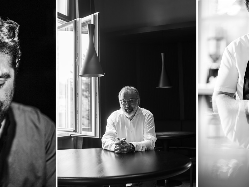 Konstantin Filippou, Norbert Niederkofler & Jan Hartwig.