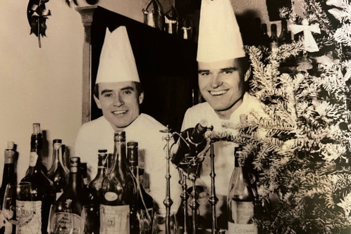 Karl und Rudi Obauer 1985.