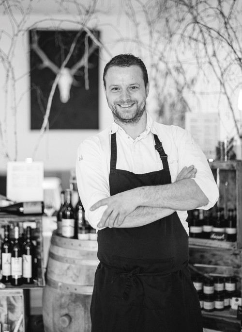 Fabian Palz vom »Wirtshaus Genusshirsch«, Unterpurkla.