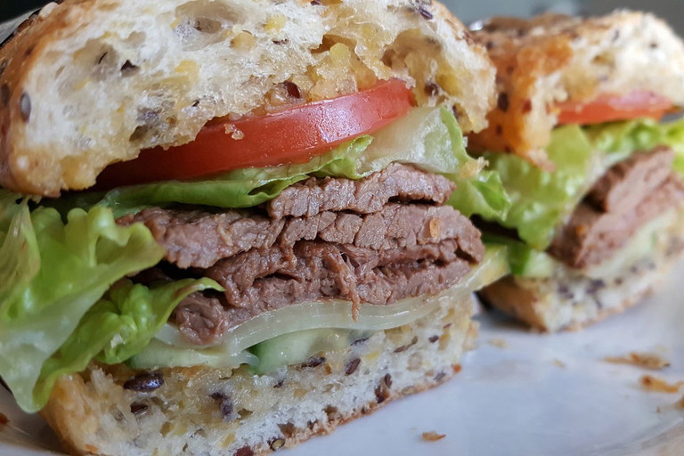 Eine Delikatesse: Känguruburger.