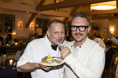 Gastkoch Ingo Möller und Jürgen Fux (Künstler)