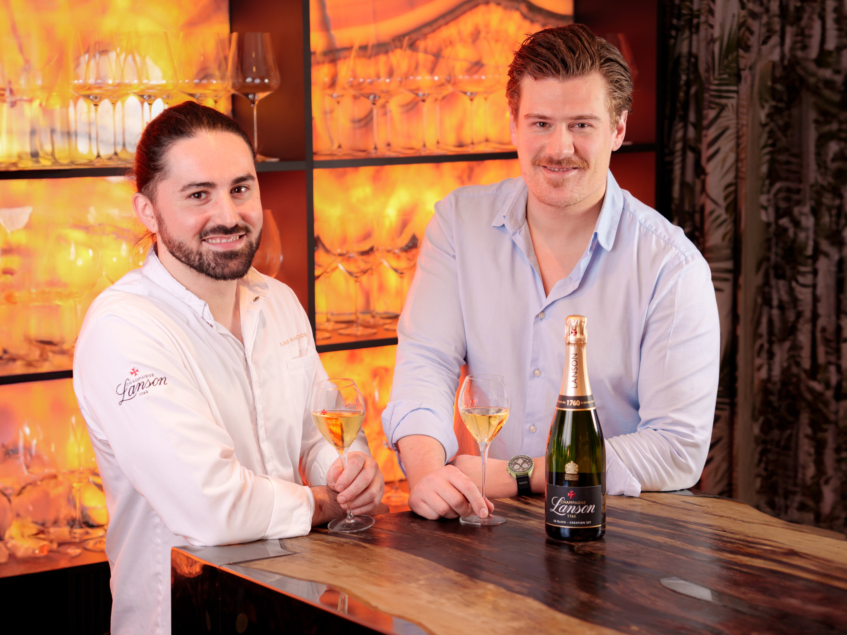 «Itaki»-Chef Claudio Radocchia mit Sommelier Alen Becirovic.