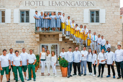 Appreciation. The employees of the hotels are particularly 
particularly close to her heart.