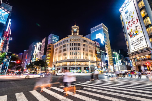 Ginza is the neighbourhood of high-end department stores. You can get basically everything here (including food).