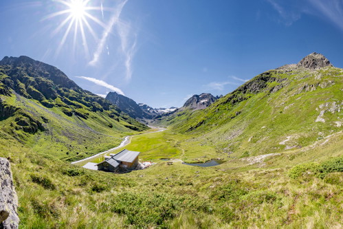Die »Amberger Hütte«.
