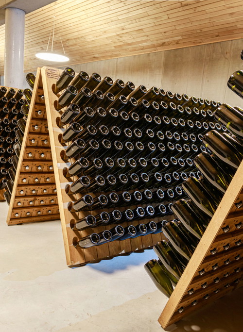Das Sektrüttelhaus vom Weingut Bruendlmayer.