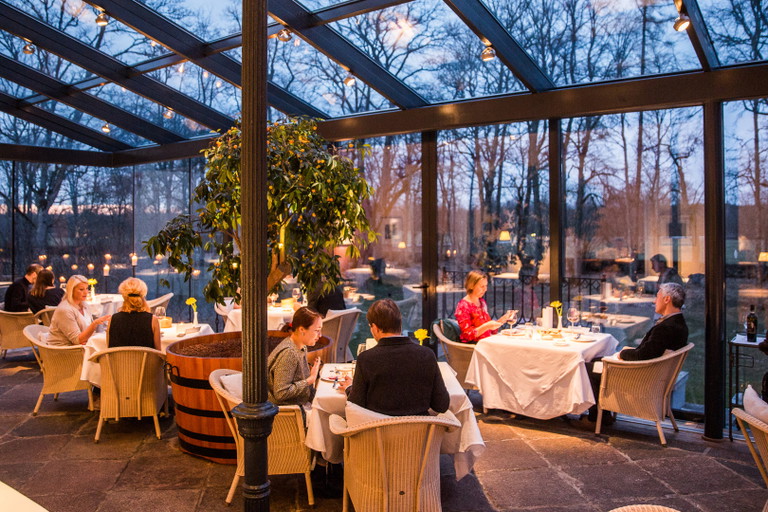 Restaurant at the Pädaste Manor.