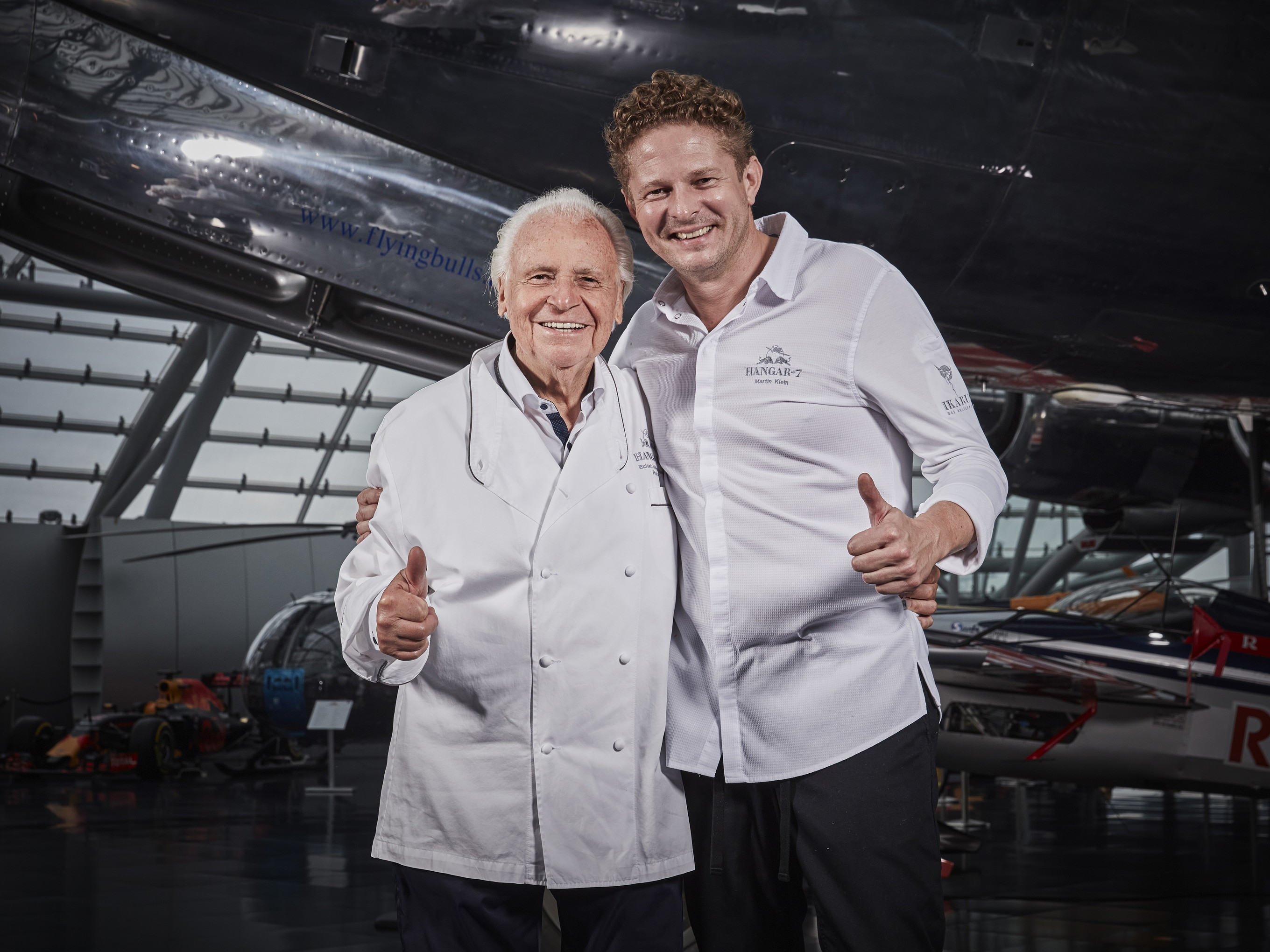  Eckart Witzigmann gemeinsam mit Executive Chef Martin Klein.