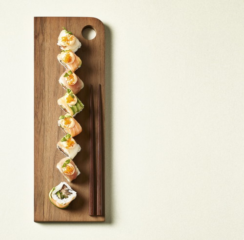 Rainbow Sushi Roll.