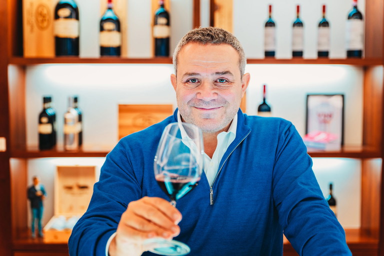 Marco in the Enoteca.