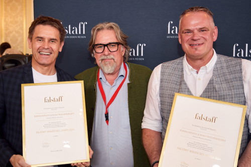 Roman Horvath und Heinz Frischengruber von der Domäne Wachau sind die »Falstaff Winzer des Jahres« © SmatthiasC / Matthias Schmitt